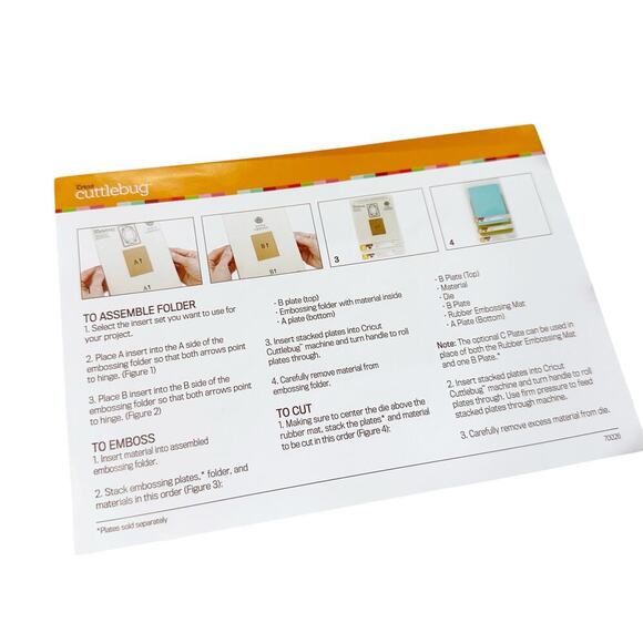 Anna Griffin Cuttlebug Embossing Folder & Die Set 4 Frames Cricut Compatible - Picture 4 of 4